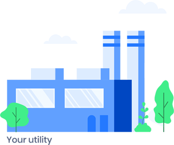 Utility and Clouds graphic